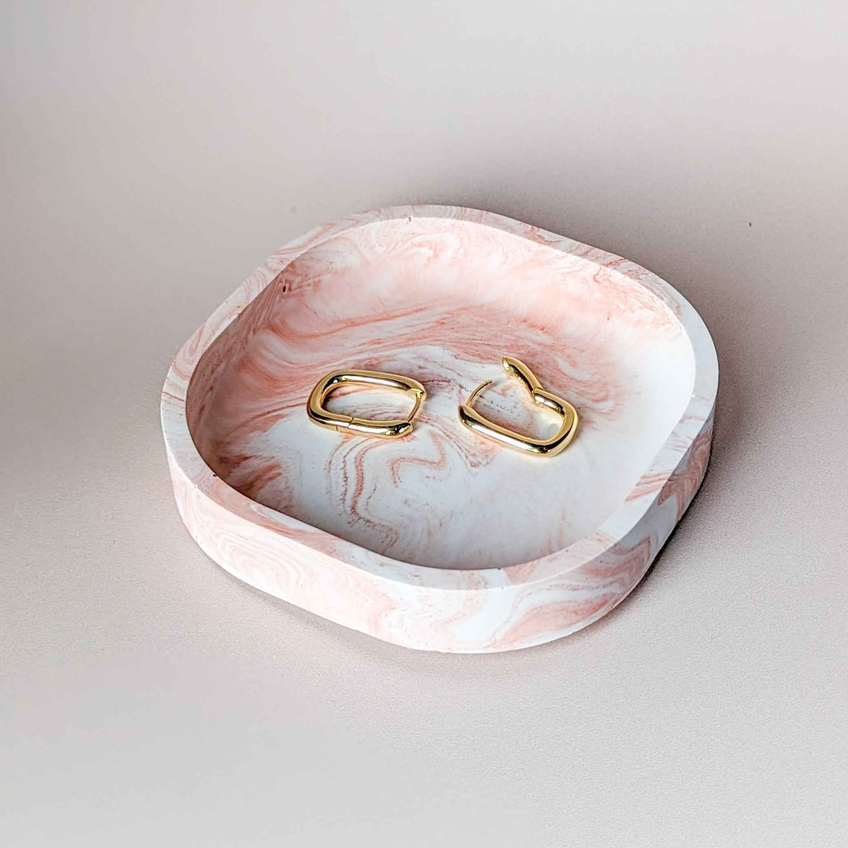 Square Jewellery Dish, Small Earrings Tray