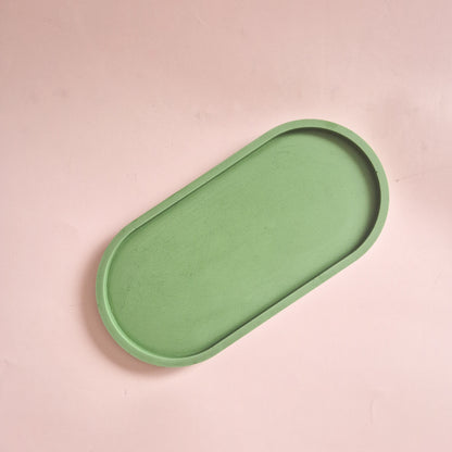 Various sizes oval trinket trays, small, medium and large
