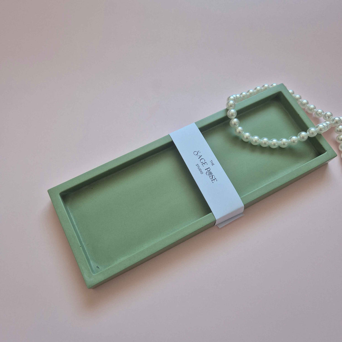 Rectangular trinket tray monochrome or terrazzo-0