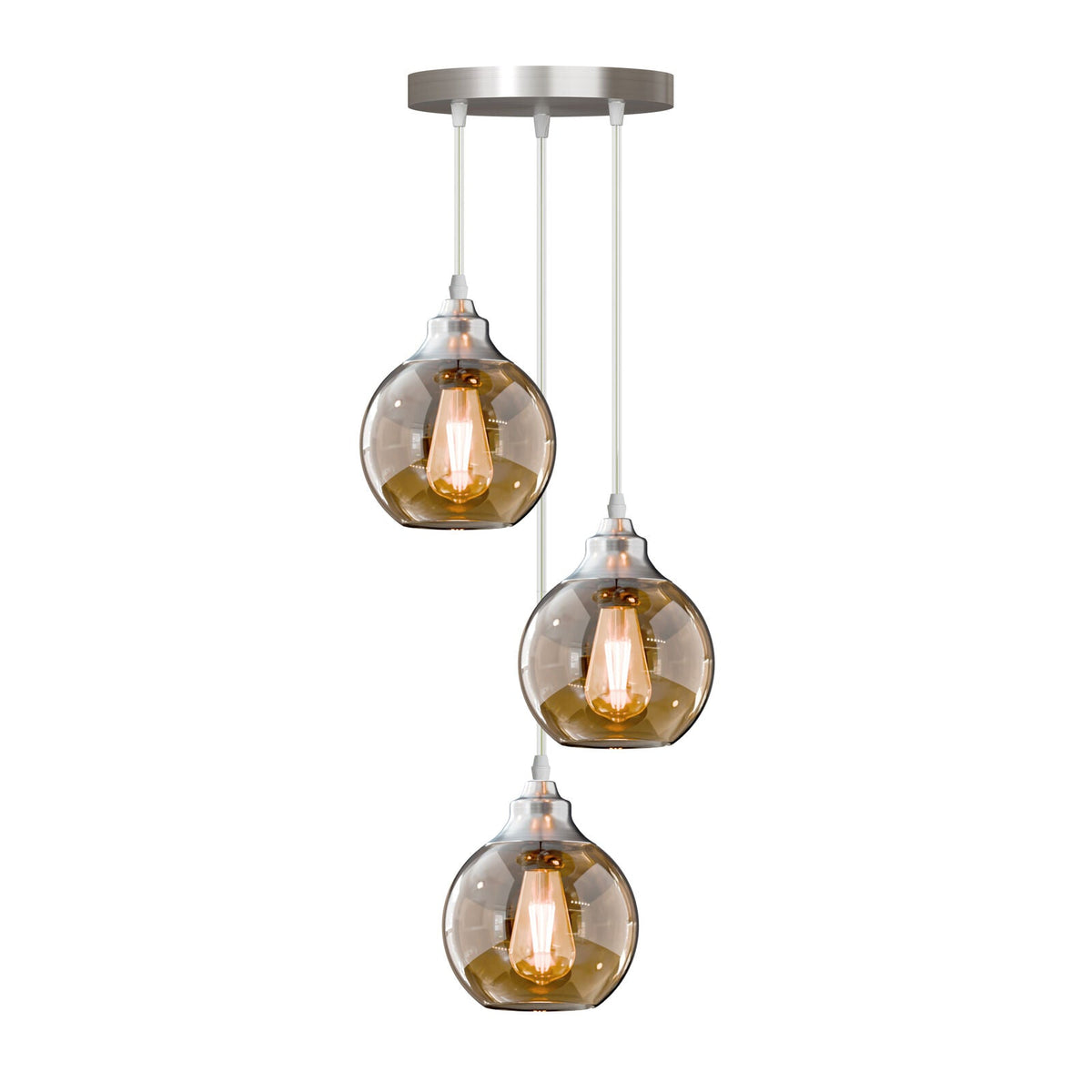 Luxury Light Chandelier Modern Glass Pendant Lamp Light~5871