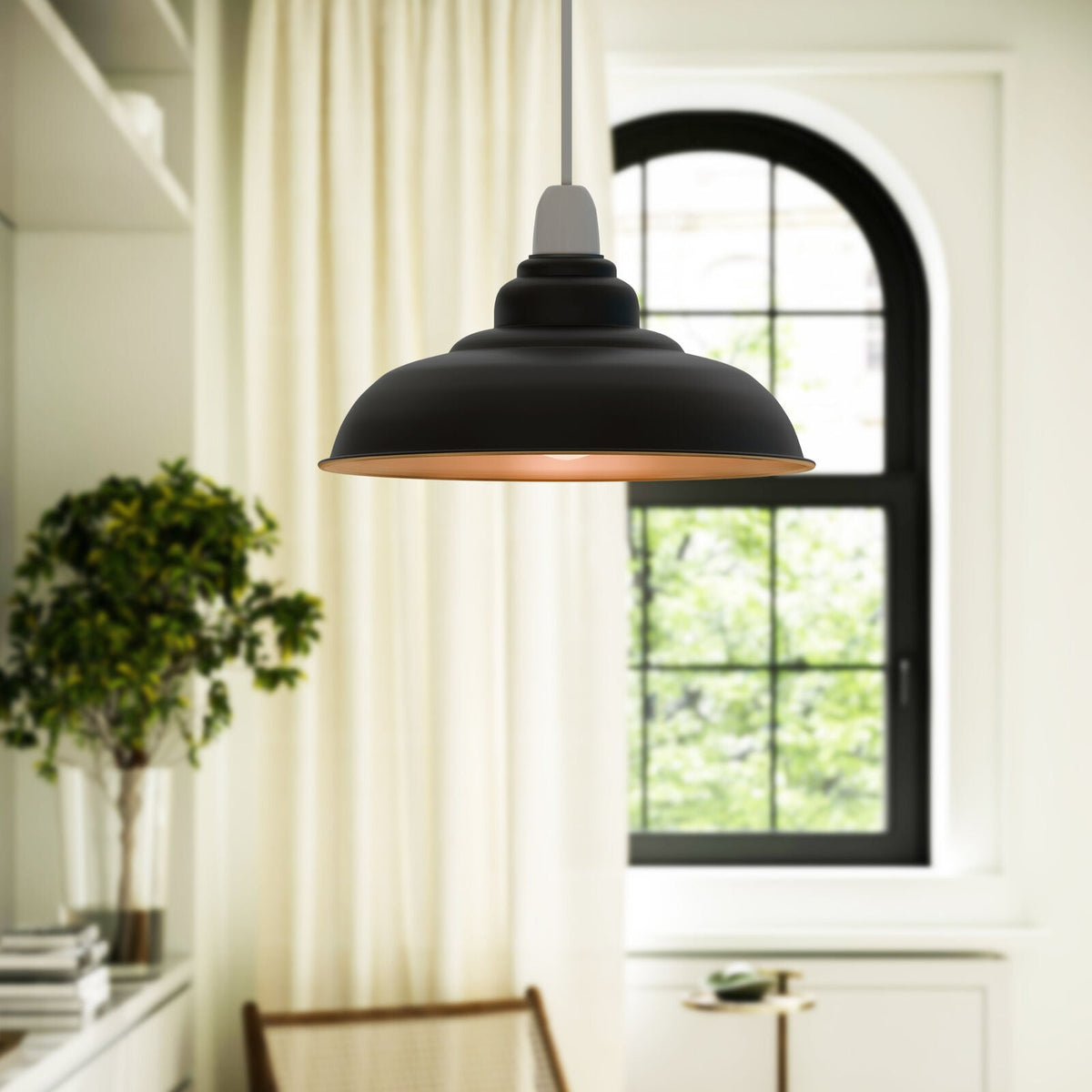 Black Gold Vintage Industrial E27 Pendant Lamp Shades~5693