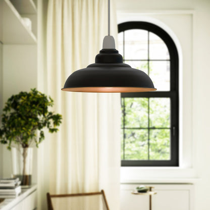 Black Gold Vintage Industrial E27 Pendant Lamp Shades~5693