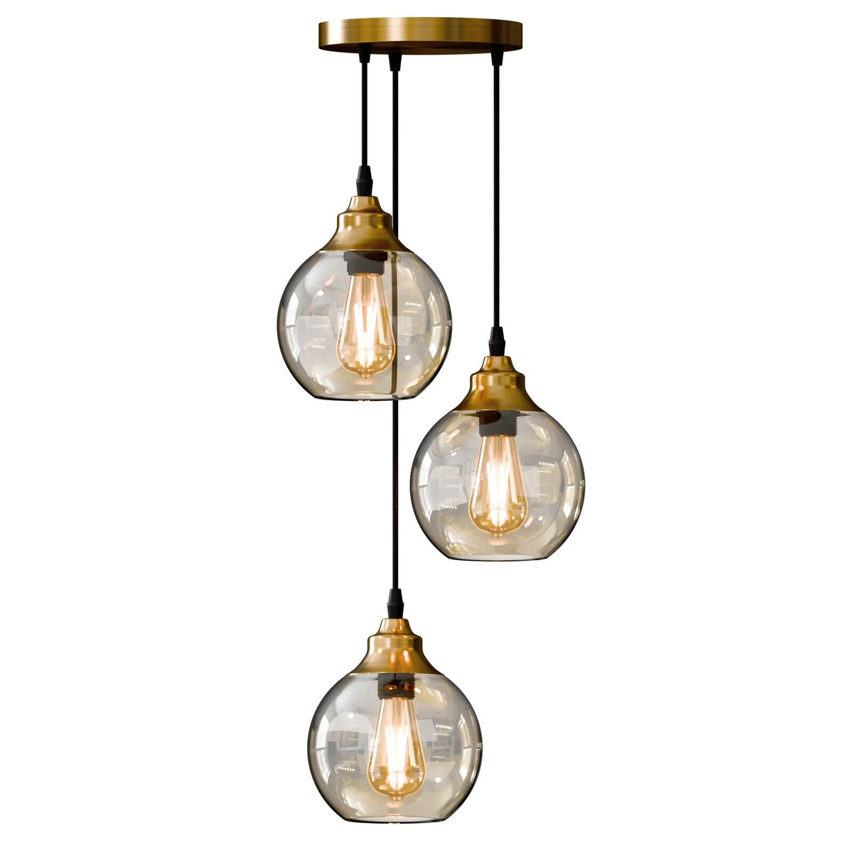 Luxury Light Chandelier Modern Glass Pendant Lamp Light~5871