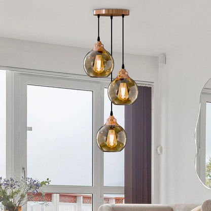 Luxury Light Chandelier Modern Glass Pendant Lamp Light~5871