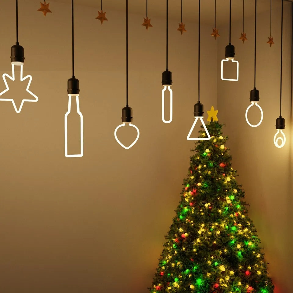 LED Christmas Bulb Set, Warm White E27
