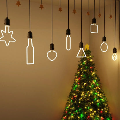 LED Christmas Bulb Set, Warm White E27