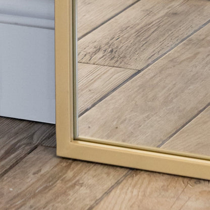 Takara - Gold Metal Rectangle Mirror - 120cm x 95cm