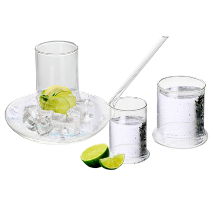 Stackable Water Carafe & Glasses Set