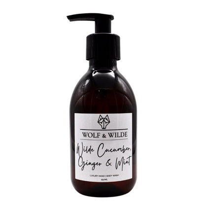 Wilde Cucumber, Ginger & Mint Luxury 2 In 1 Liquid Soap - Hand & Body 250ML