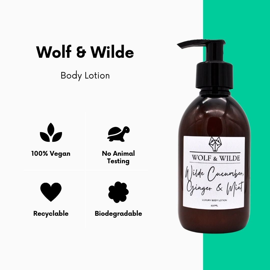 Wilde Cucumber, Ginger & Mint Luxury Body Lotion 250ML