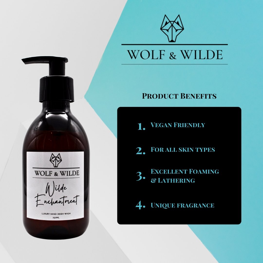 Wilde Enchantment Luxury 2 In 1 Liquid Soap - Hand & Body 250ML