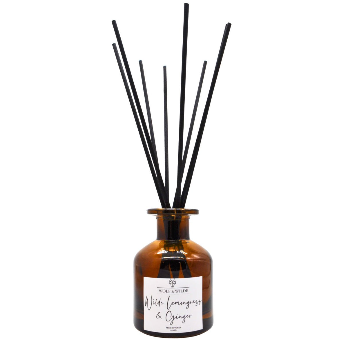 Lemongrass & Ginger 120ml Reed Diffuser With 8 Reeds