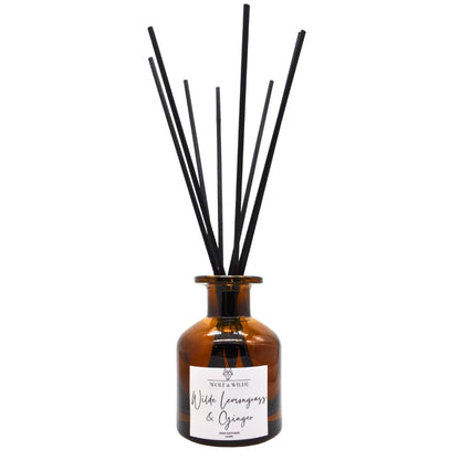 Lemongrass & Ginger 120ml Reed Diffuser With 8 Reeds