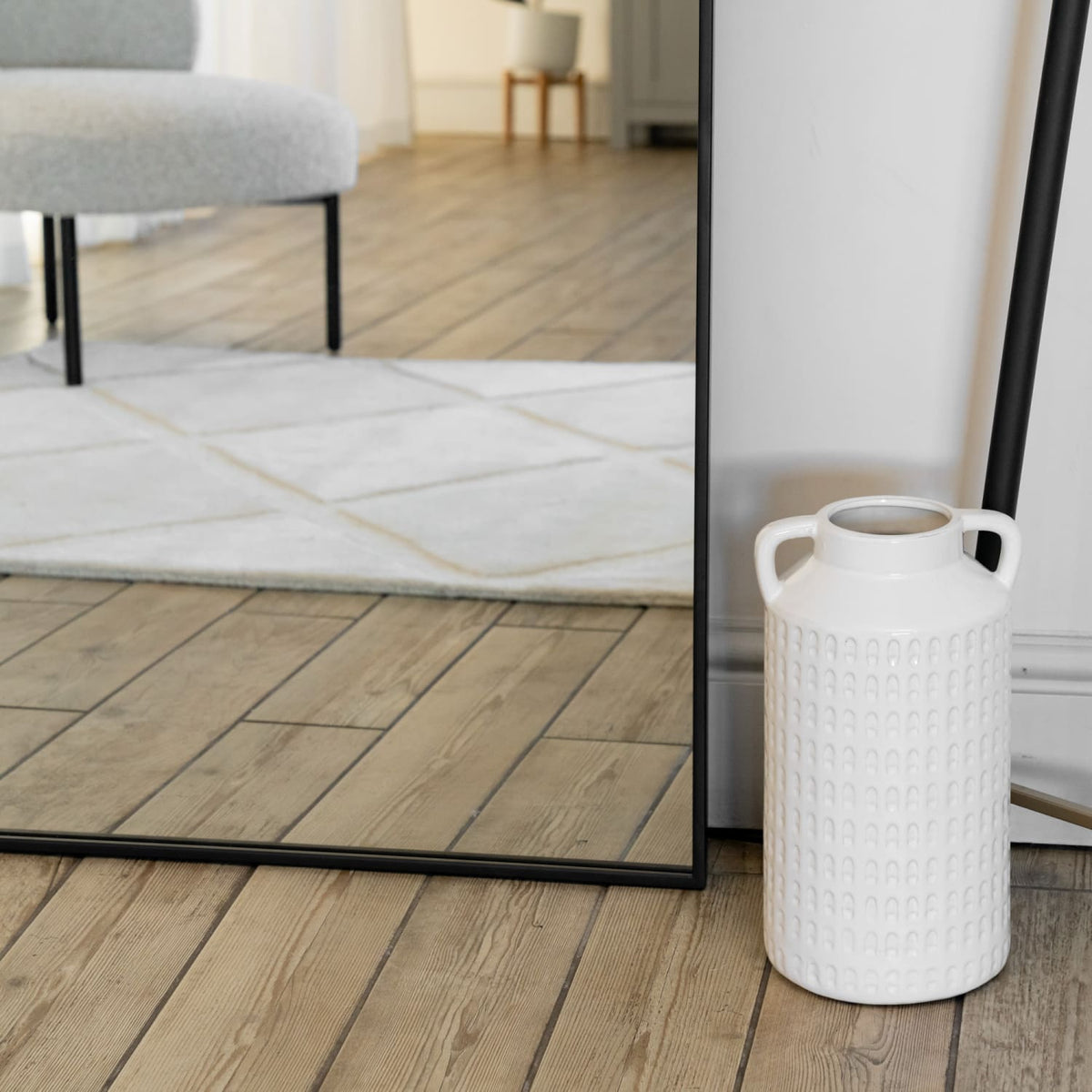 Yoko - Black Metal Gentle Arch Mirror - 200cm x 120cm